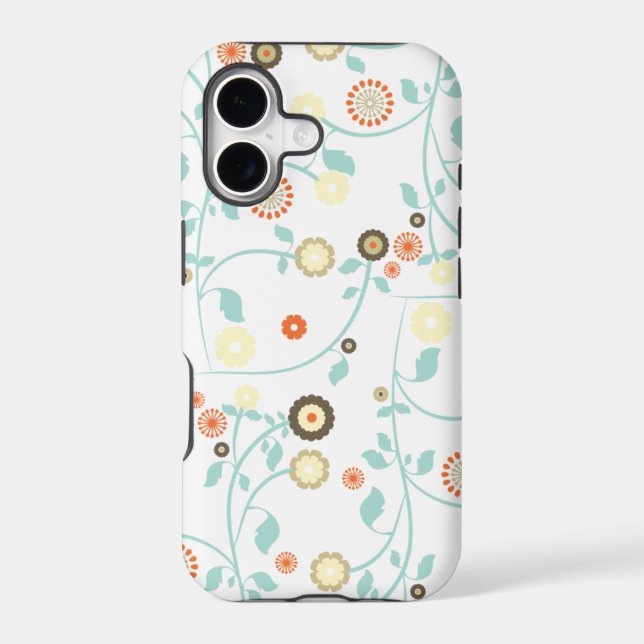 Spring flowers girly mod chic floral pattern (Back)
