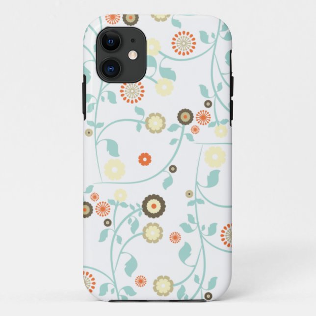 Spring flowers girly mod chic floral pattern Case-Mate iPhone case (Back)
