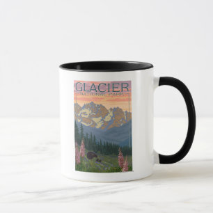 Spring Flowers - Glacier National Park, MT Mug
