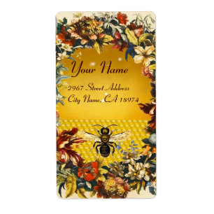 SPRING FLOWERS HONEY BEE ,BEEKEEPER