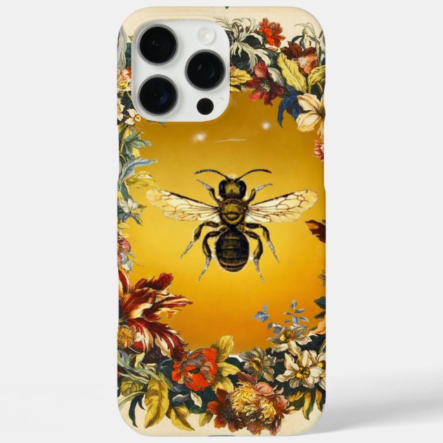 SPRING FLOWERS HONEY BEE / BEEKEEPER BEEKEEPING Case-Mate iPhone CASE (Back)