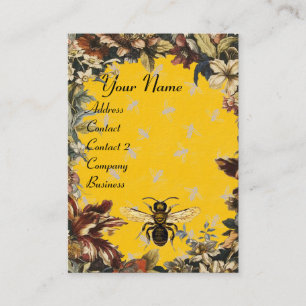 SPRING FLOWERS HONEY BEE ,BEEKEEPING,BEEKEEPER BUSINESS CARD
