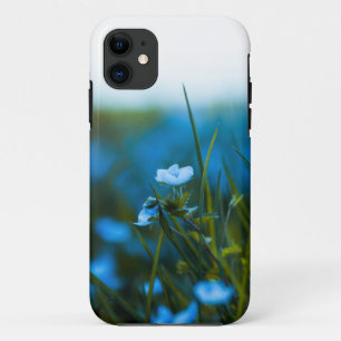 Spring flowers in field iPhone 11 case