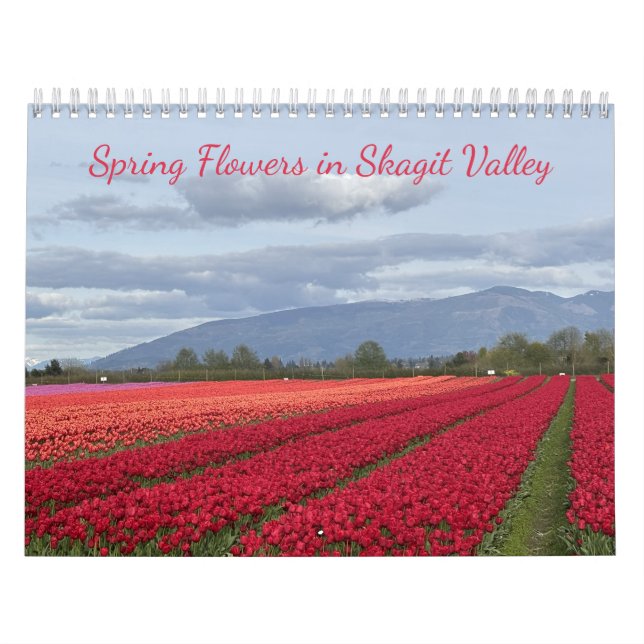 Spring Flowers in Skagit Valley Washington State Calendar (Cover)