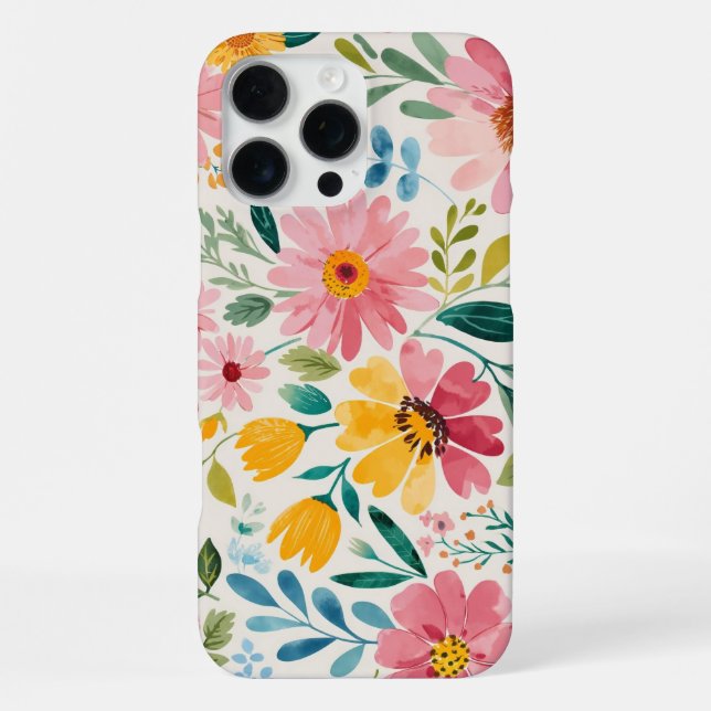 Spring Flowers iPhone Case (Back)