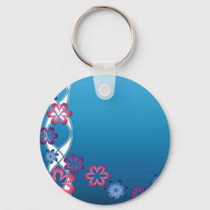 Spring Flowers Key Ring