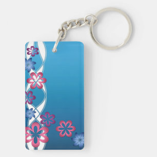 Spring Flowers Key Ring