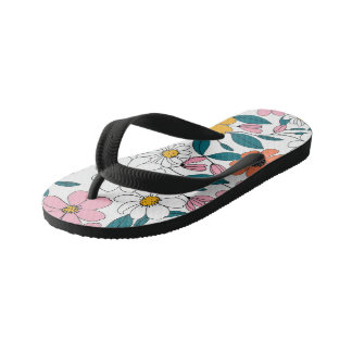 Spring Flowers Kid's Thongs
