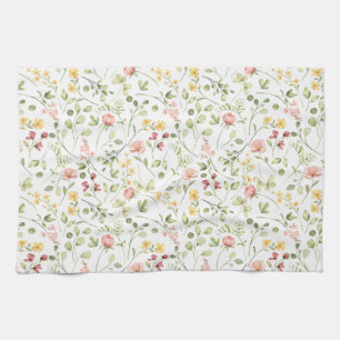 Spring Flowers Kitchen Towels