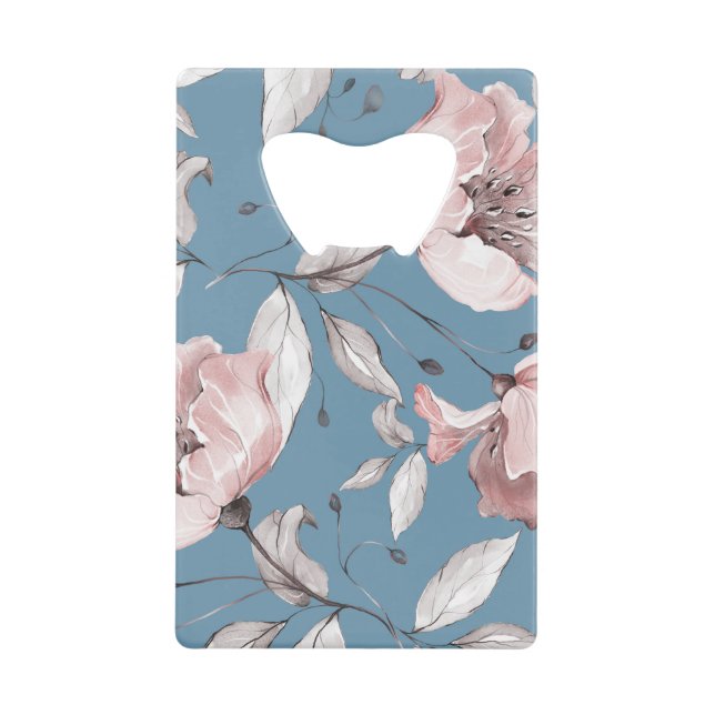 Spring flowers, leaves, seamless design (Front)
