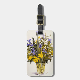 Spring Flowers Luggage Tag