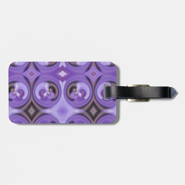 Spring Flowers Luggage Tag (Back Horizontal)