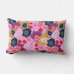 Spring Flowers Lumbar Cushion