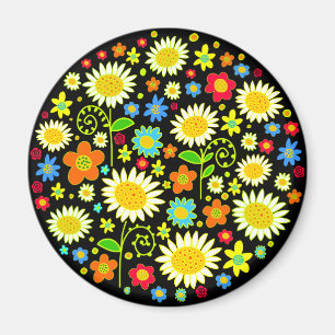 Spring Flowers Magnet