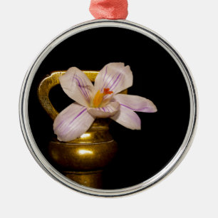 Spring Flowers Metal Ornament