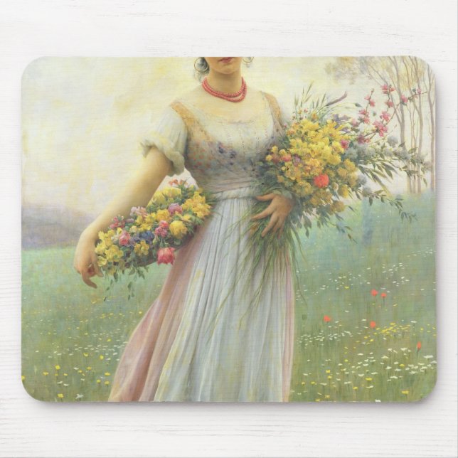 Spring Flowers Mouse Pad (Front)