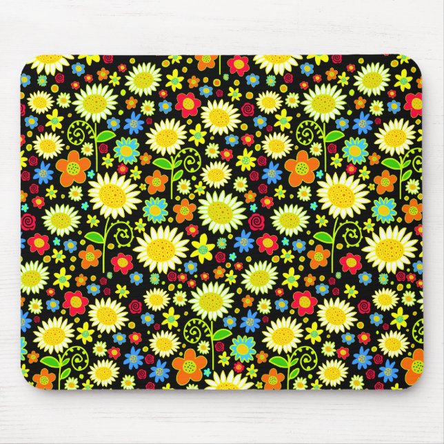 Spring Flowers Mouse Pad (Front)