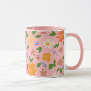 Spring flowers mug