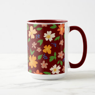 Spring flowers mug