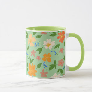 Spring flowers mug