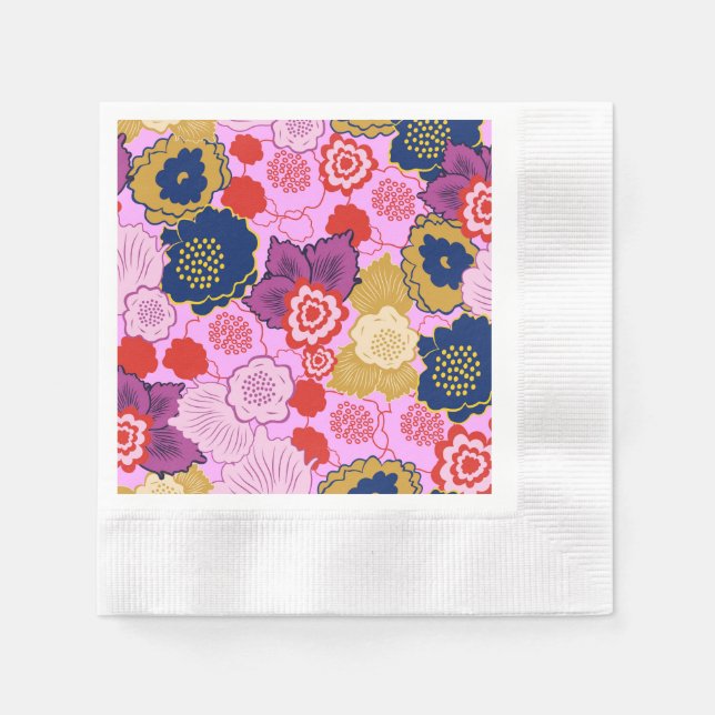 Spring Flowers Napkin (Front)