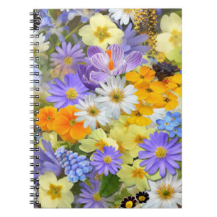 Spring Flowers Notebook