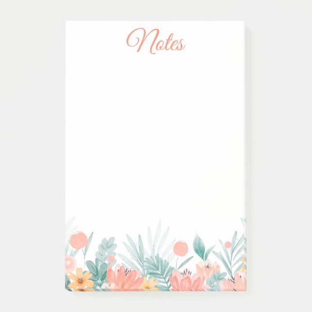 Spring Flowers Notes (Front)