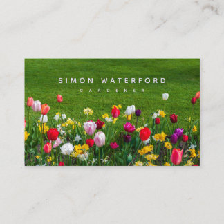 Spring Flowers Oceania Business Card