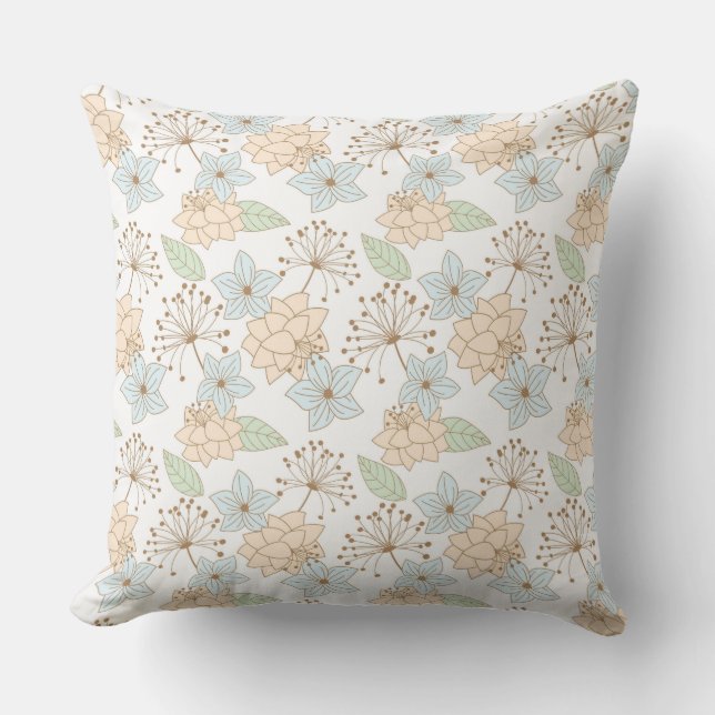 spring flowers outdoor pillow (Front)