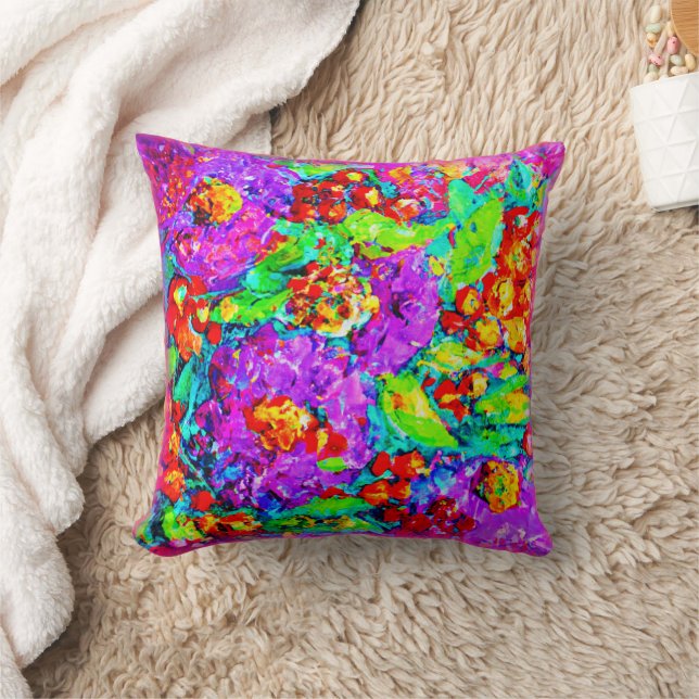 Spring Flowers Painting. Buy Now Cushion (Blanket)