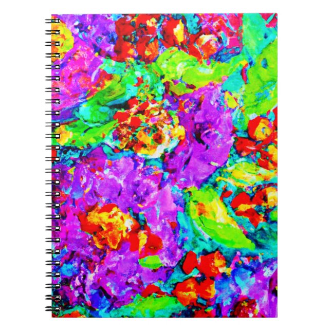 Spring Flowers Painting. Buy Now Notebook (Front)