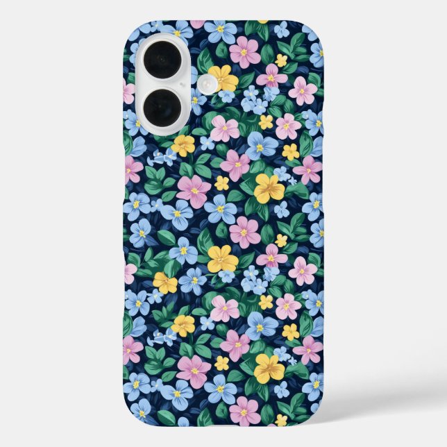 Spring Flowers Pattern Case-Mate iPhone Case (Back)