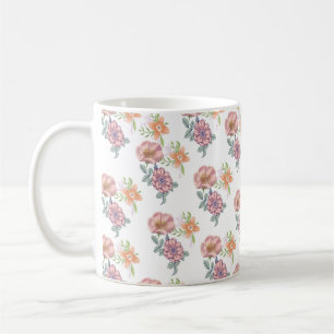 Spring Flowers Pattern Coffee Mug