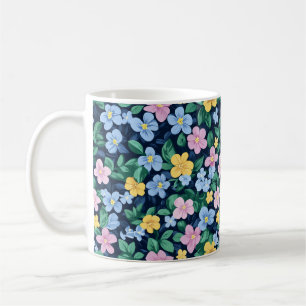 Spring Flowers Pattern Coffee Mug