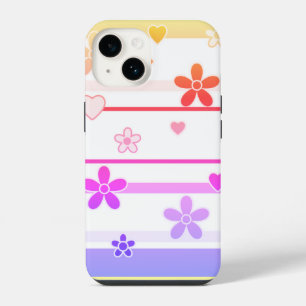Spring Flowers Pattern iPhone 14 Case