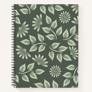 Spring Flowers Pattern Notebook