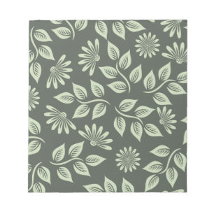 Spring Flowers Pattern Notepad