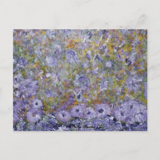 Spring Flowers Postcard (Front)