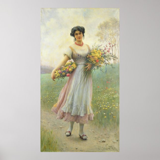 Spring Flowers Poster (Front)