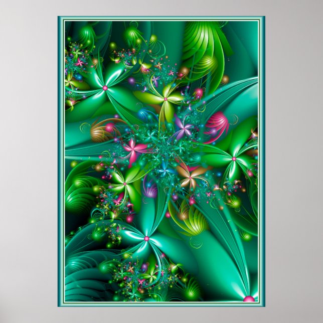 Spring Flowers Poster (Front)