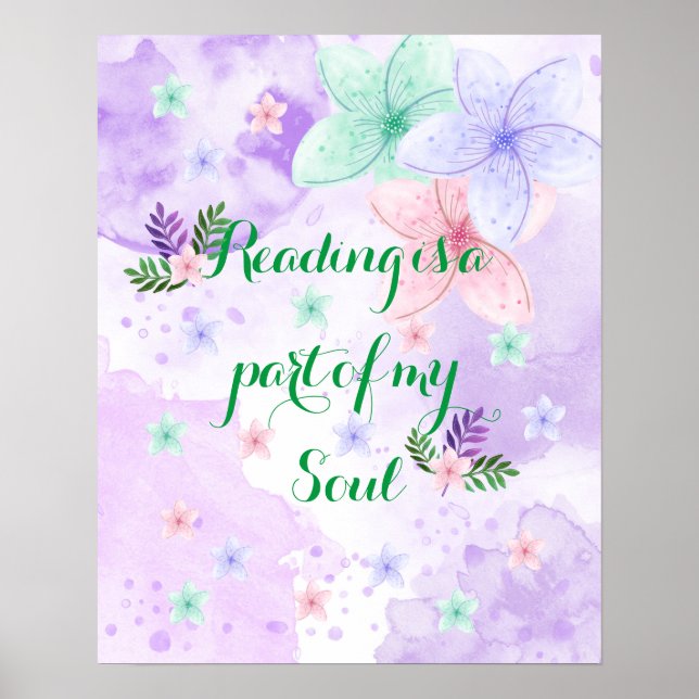 Spring Flowers Poster wall art  (Front)