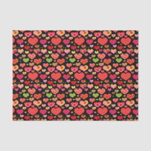 Spring Flowers Rainbow Love Hearts  Tissue Paper