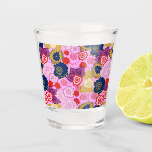 Spring Flowers Shot Glass