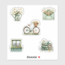 Spring Flowers Sticker Sheet