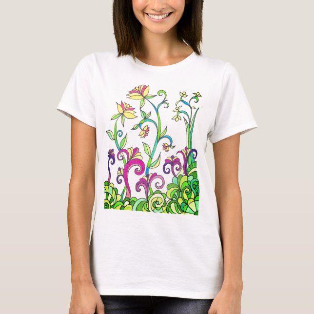 Spring Flowers T Shirt (Front)