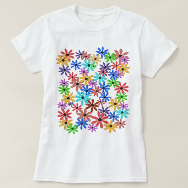 Spring Flowers T-Shirt (Design Front)