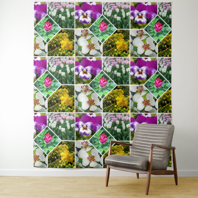 Spring Flowers Tapestry (In Situ)