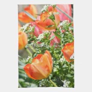 Spring Flowers Tea Towel