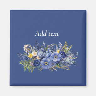 Spring flowers, TEMPLATE, Magnet