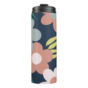 Spring flowers thermal tumbler